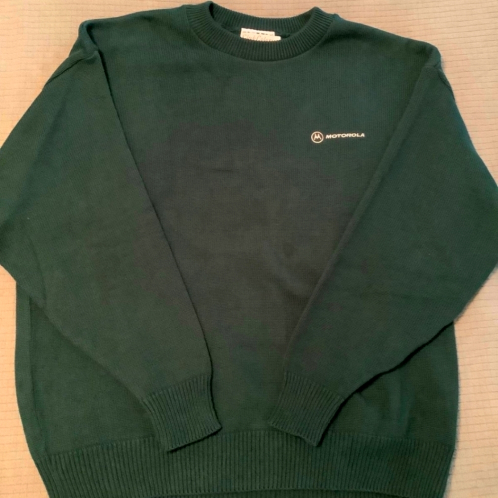 Mens crewneck cotton sweater XL